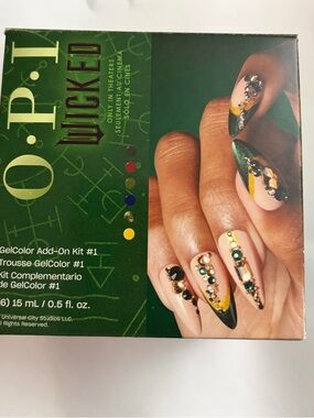 OPI Wicked Movie Themed GelColor Add-On Kit NEW